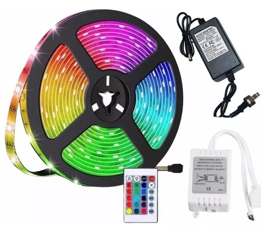 Cinta Led Rgb X 5m Controlador Control